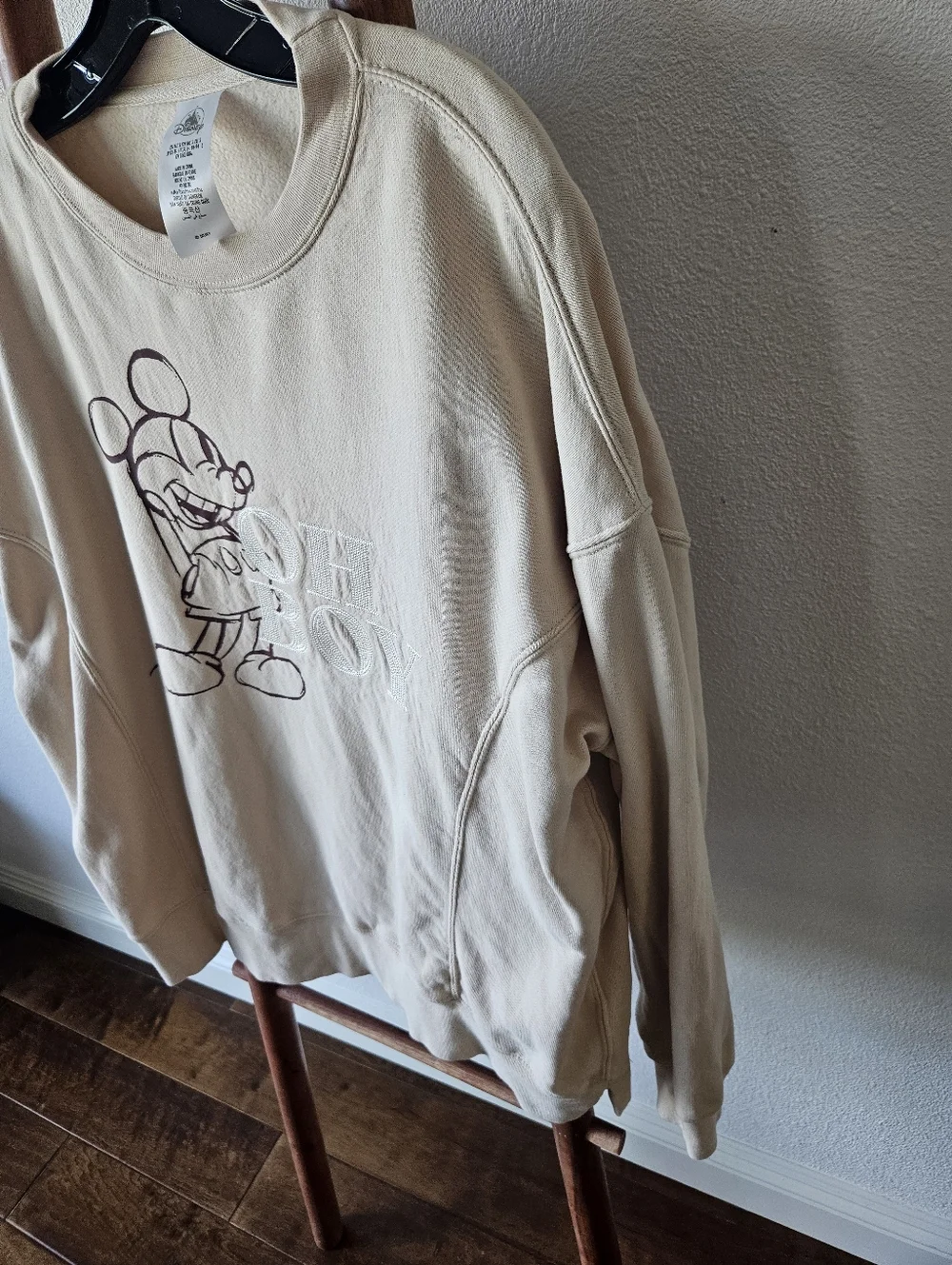 Mickey Mouse ''Oh Boy'' Pullover Sweater - Picture 8 of 12